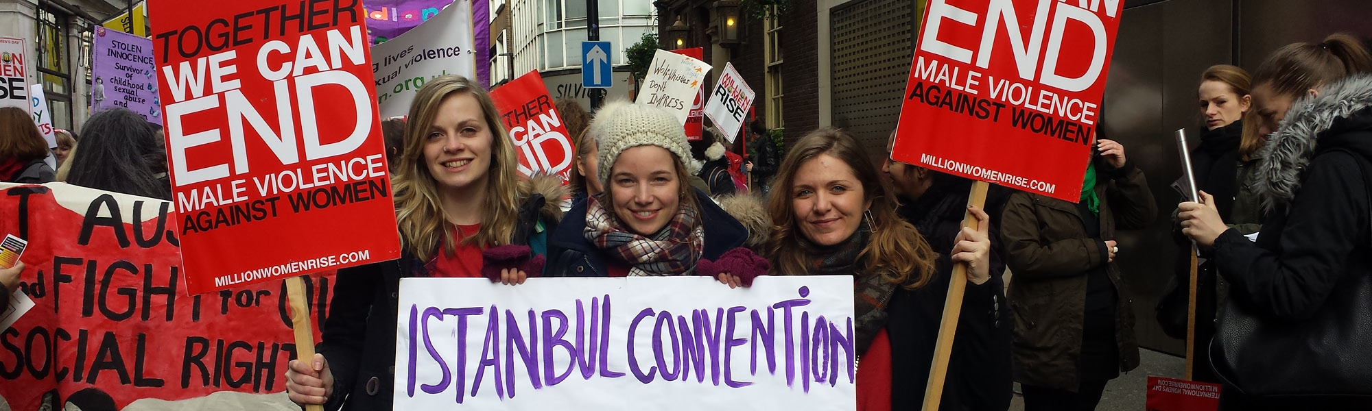 Photo of IC Change team at rally